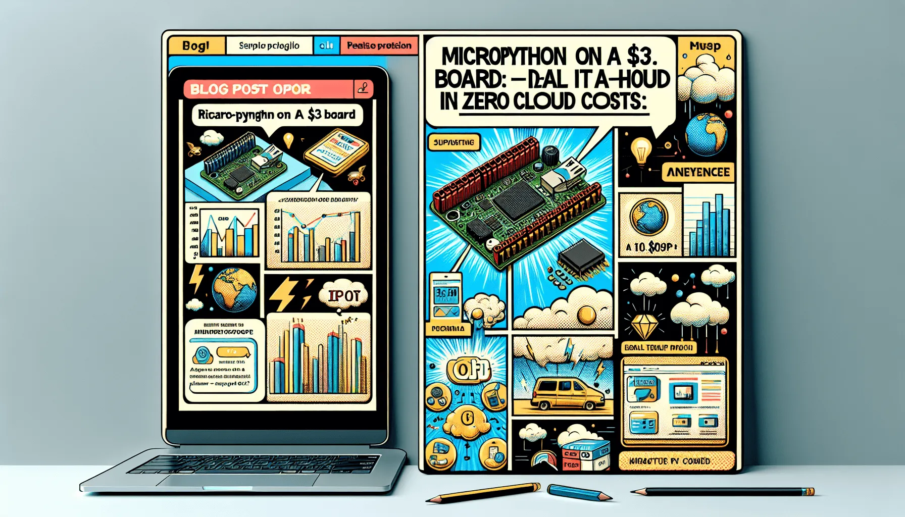 💻 MicroPython on a $3 Board: Real-Time IoT Dashboard with Zero Cloud Costs!