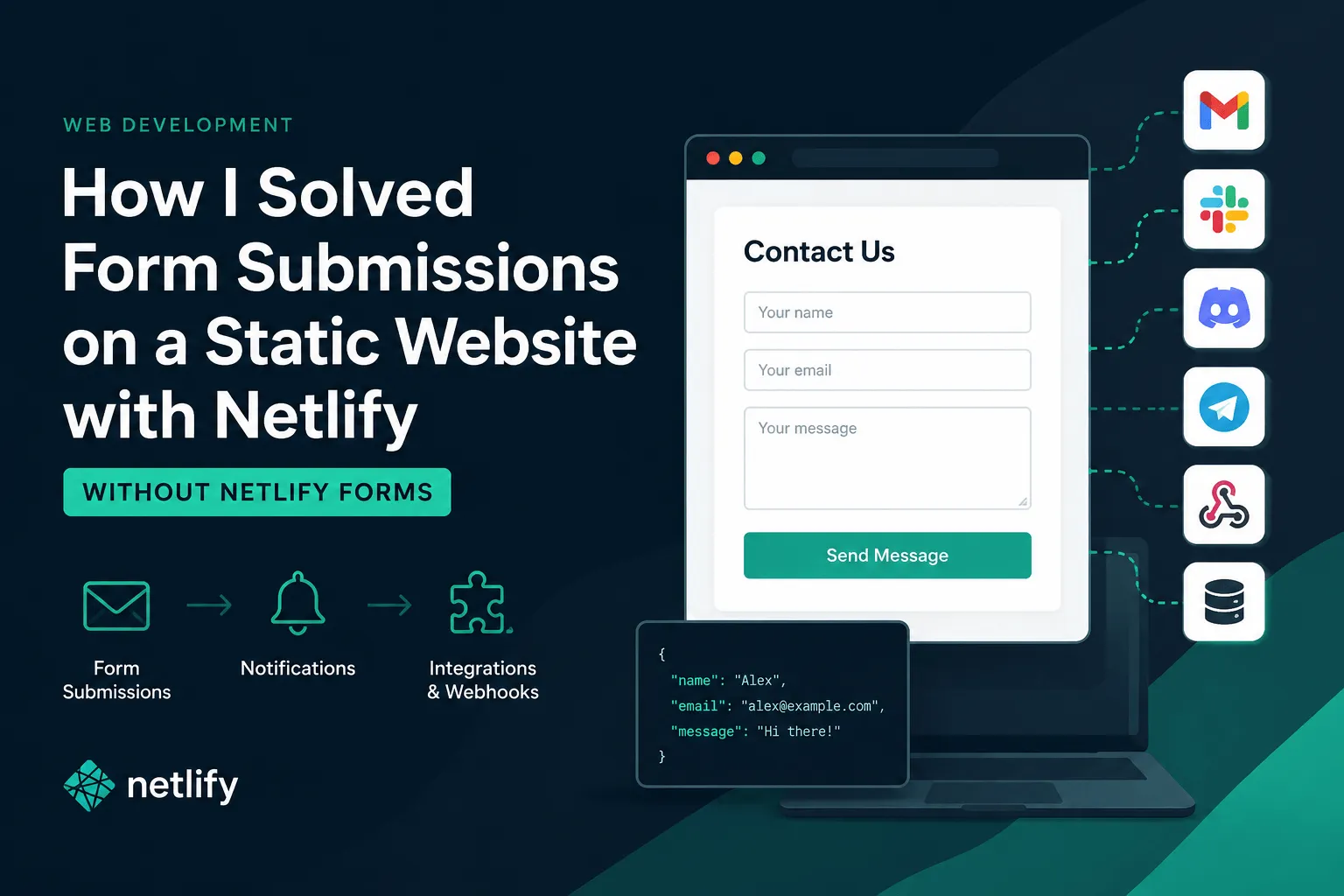 How I Solved Form Submissions on a Static Netlify Website Without Netlify Forms