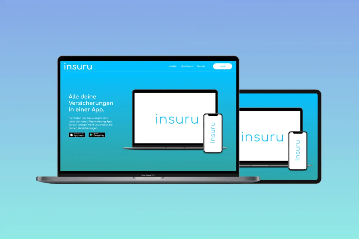 Cover for Insuru App + CRM